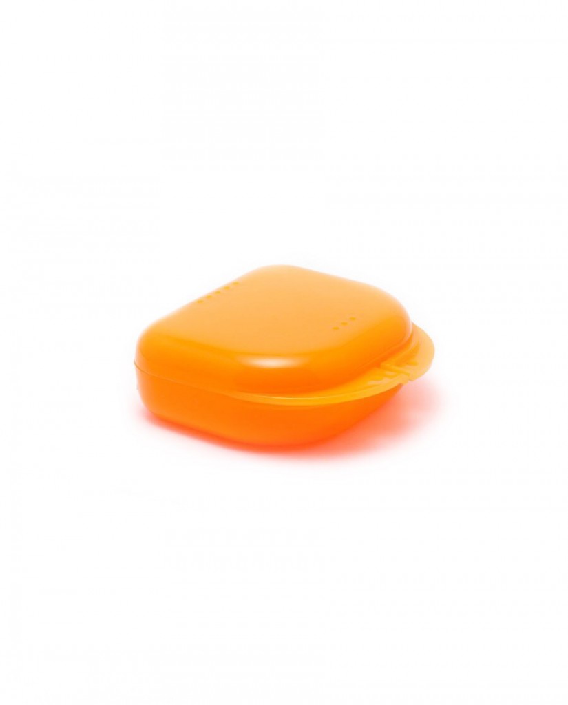 DentalPro i Shape Interdental Brush Orange Size 3 & MASEL Retainer Box Fire Orange Super Tuff - Combo