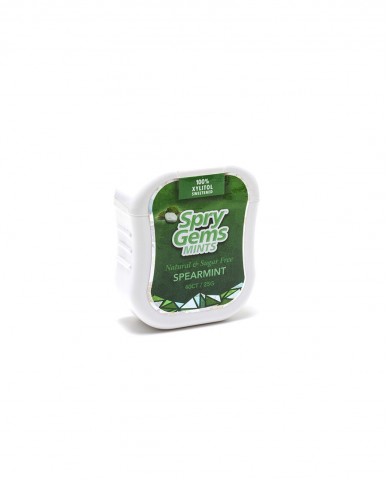 Spry Natural Spearmint Gems with Xylitol - Container