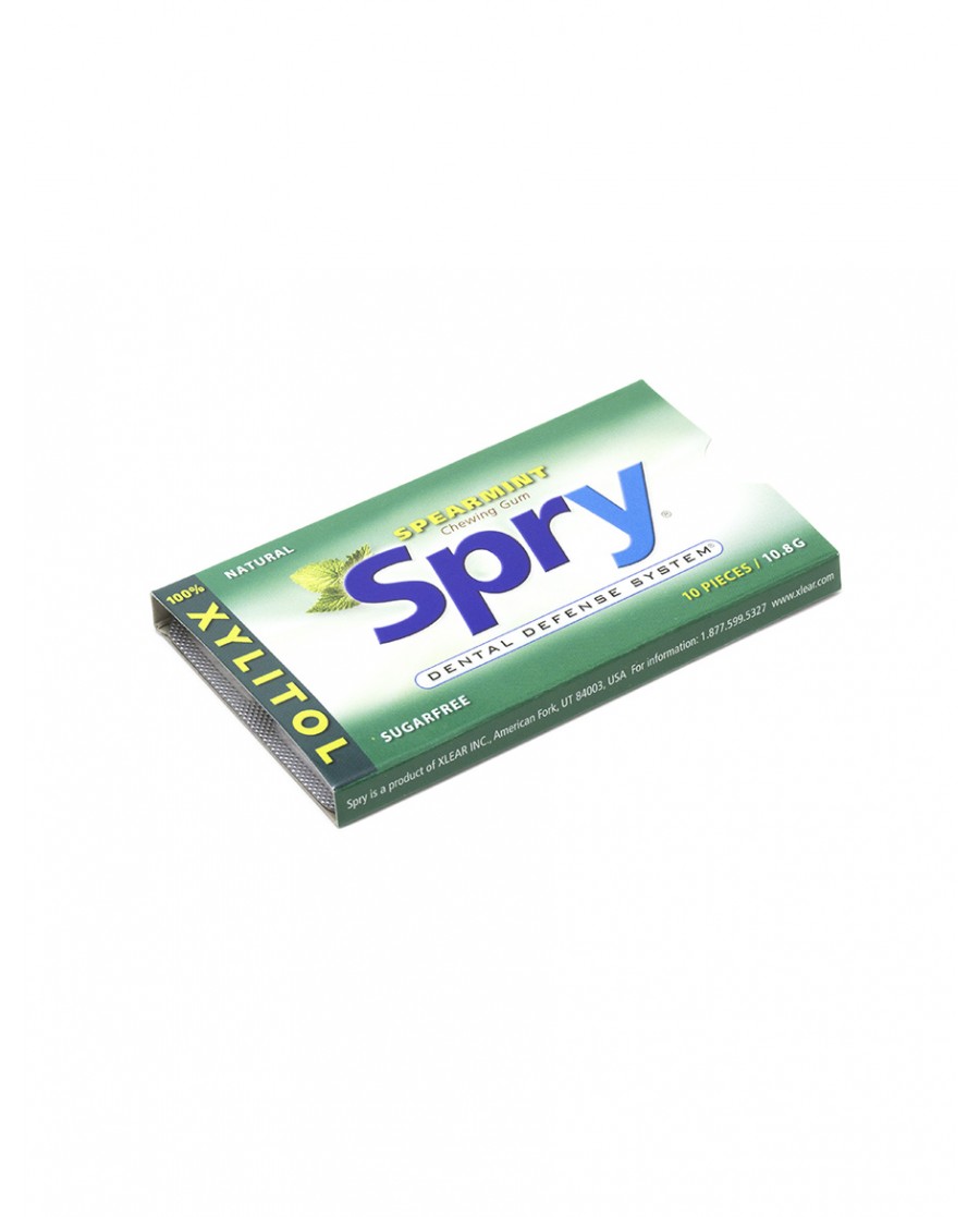 Spry Natural Xylitol Spearmint Gum - Blister Pack