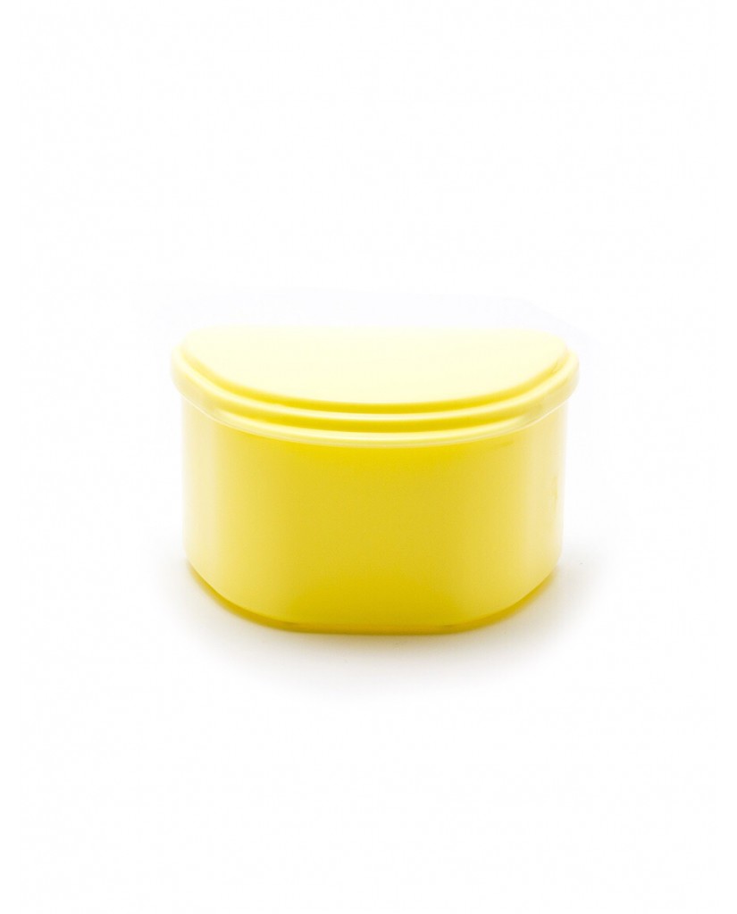 Denture Case/Bath - Yellow