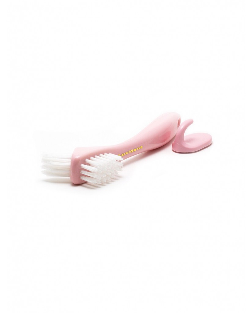 Luxident Denture Brush Soft - Pastel Pink