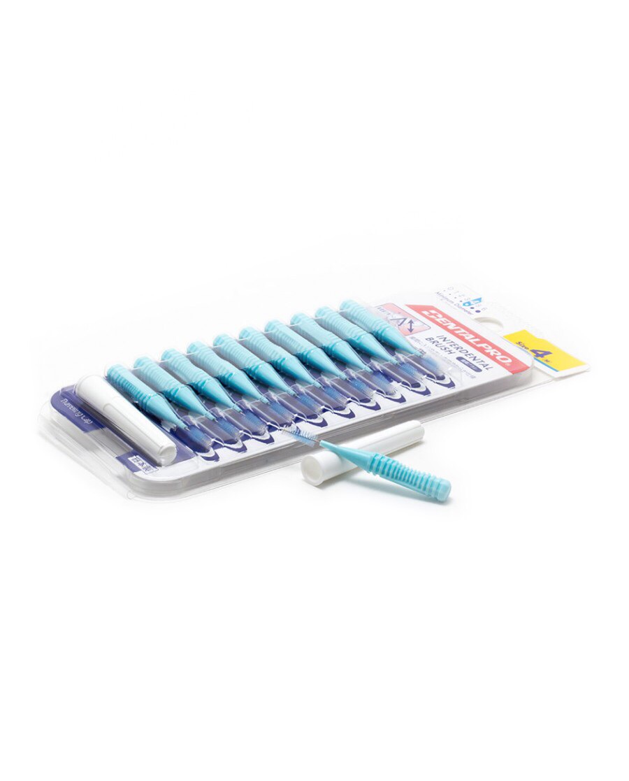 DentalPro i Shape Interdental Brush Size 4 (M) – 1.2 mm Blue