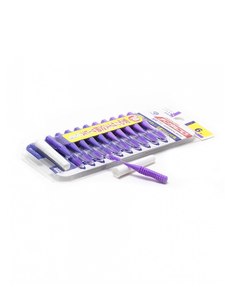 DentalPro i Shape Interdental Brush Size 6 (LL) – 1.9 mm Purple