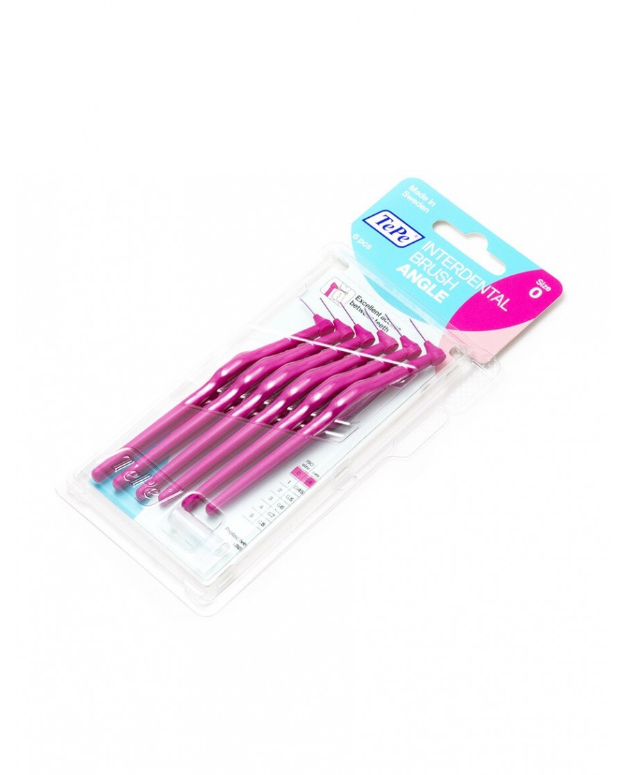TePe Interdental Angle Brush - Pink 0.4mm 