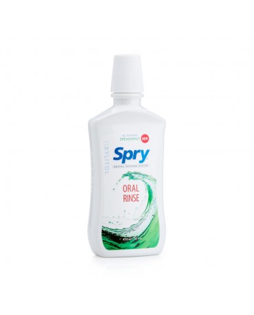 Spry Natural Spearmint Oral Rinse 473mL