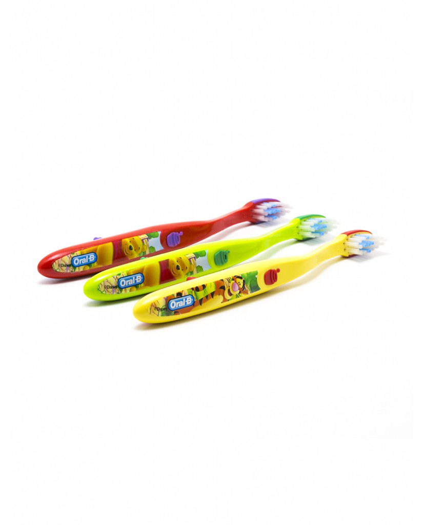 Oral-B Stages 2. Winnie the Pooh 2-4 years Extra Soft - Yellow/Red •Limited Stock•