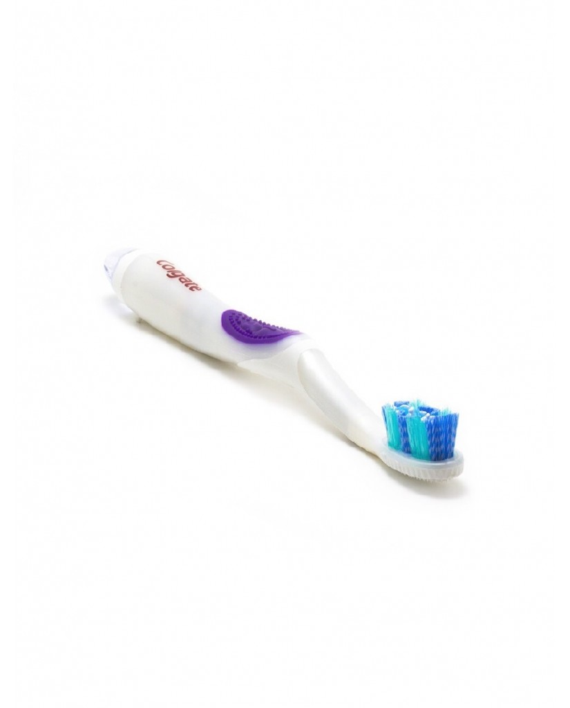 COLGATE 360° Optic White Toothbrush Soft - Battery Powered - Purple