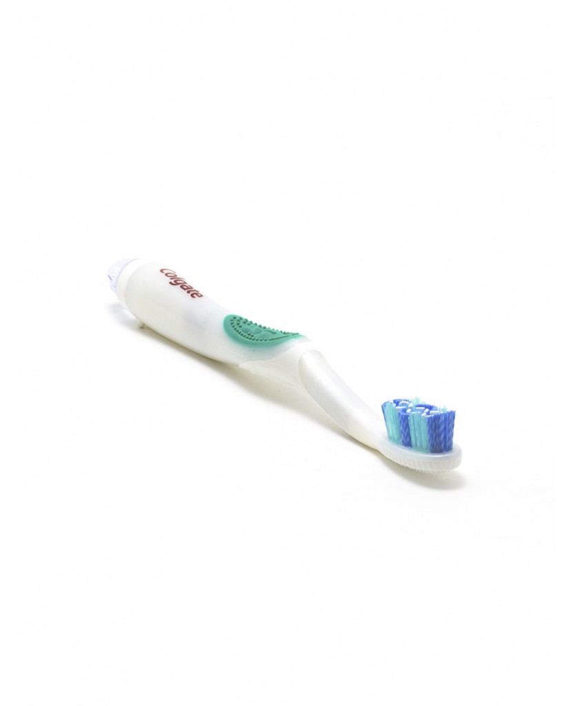 COLGATE 360° Optic White Toothbrush Soft - Battery Powered - Green