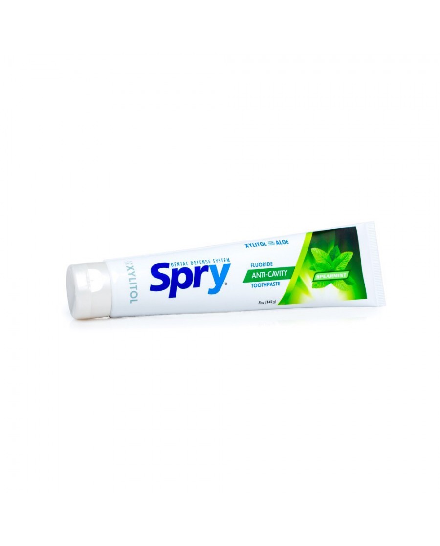 Spry Natural Spearmint Anti-Cavity Toothpaste with Fluoride 141g
