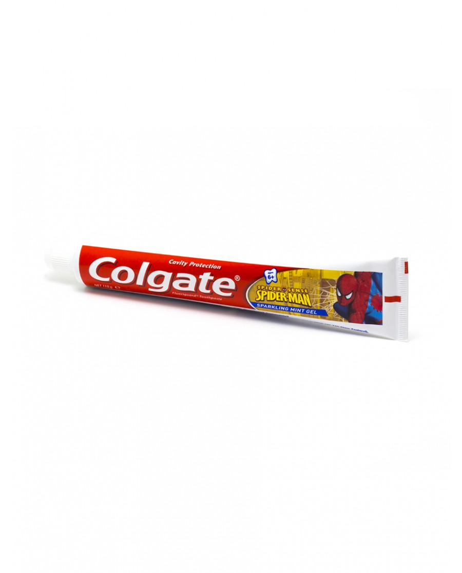 COLGATE Spiderman Sparkling Mint Gel Toothpaste - Ages 6+ 110g