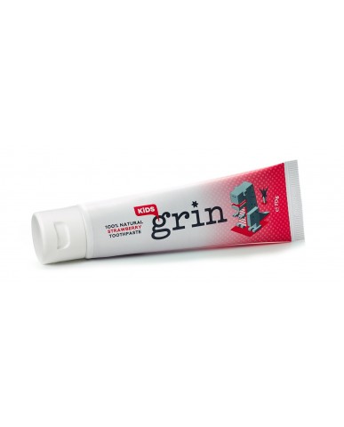 Grin 100% Natural Kids Toothpaste - Strawberry Flavour 70g