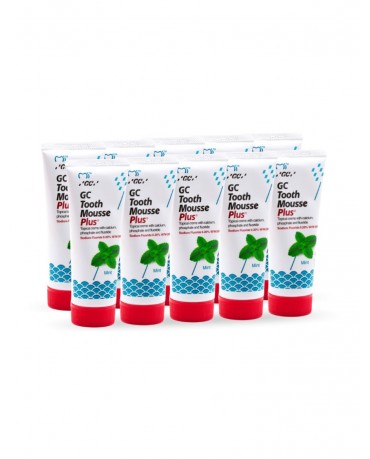 GC Tooth Mousse Plus - Mint -10 Pack - 40g Tubes