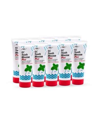 GC Tooth Mousse Plus - Mint -10 Pack - 40g Tubes