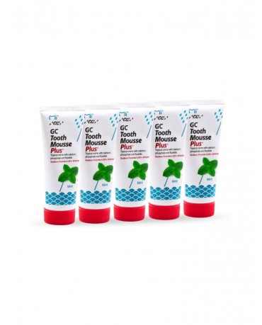 GC Tooth Mousse Plus - Mint - 5 Pack - 40g Tubes